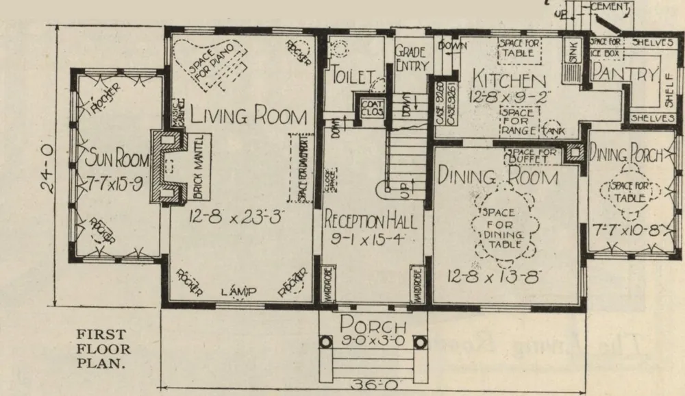 1921 catalogue plan