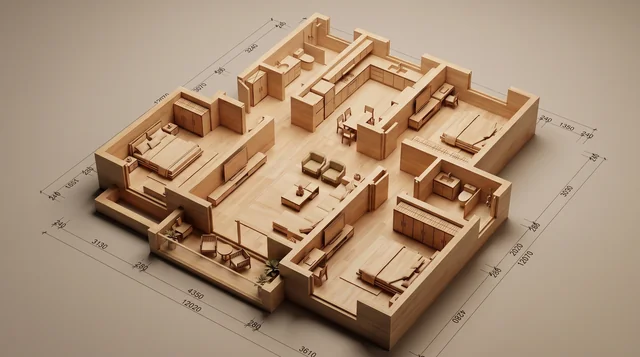 Holzmodell